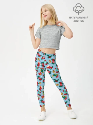 Леггинсы для девочки / Christmas Background