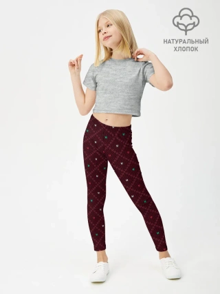 Леггинсы для девочки / Knitted Texture