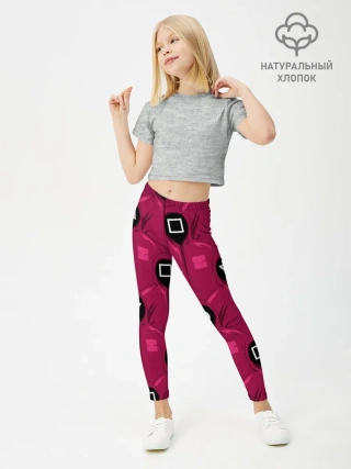 Леггинсы для девочки / СОТРУДНИКИ ИГРЫ В КАЛЬМАРА