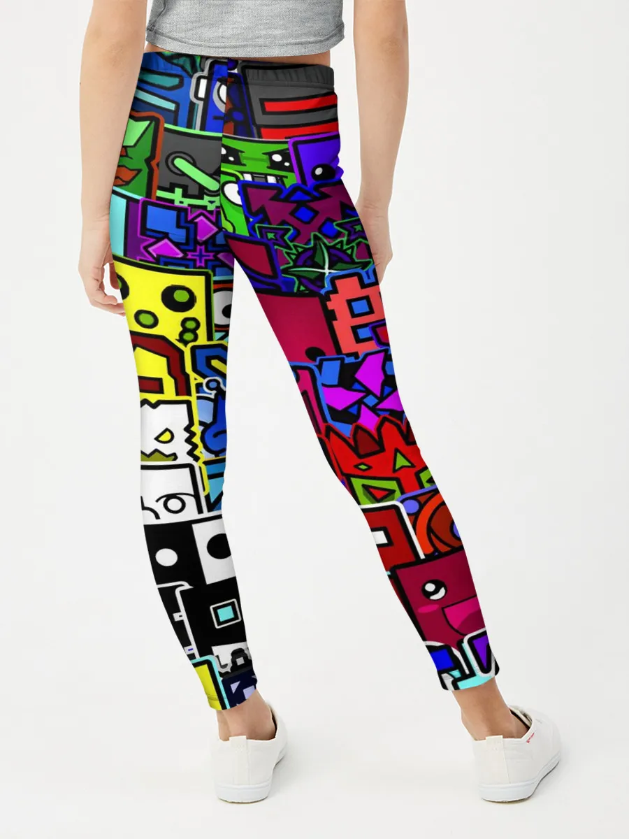 Леггинсы для девочки / GEOMETRY DASH ВСЕ СКИНЫ