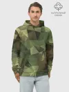 Худи мужской база хлопок / Камуфляж