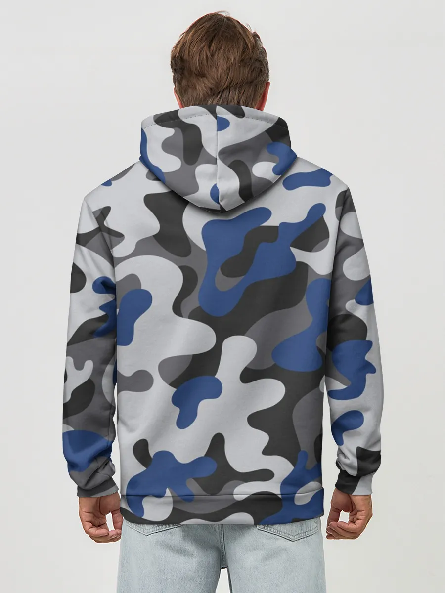 Худи мужской база хлопок / Камуфляж