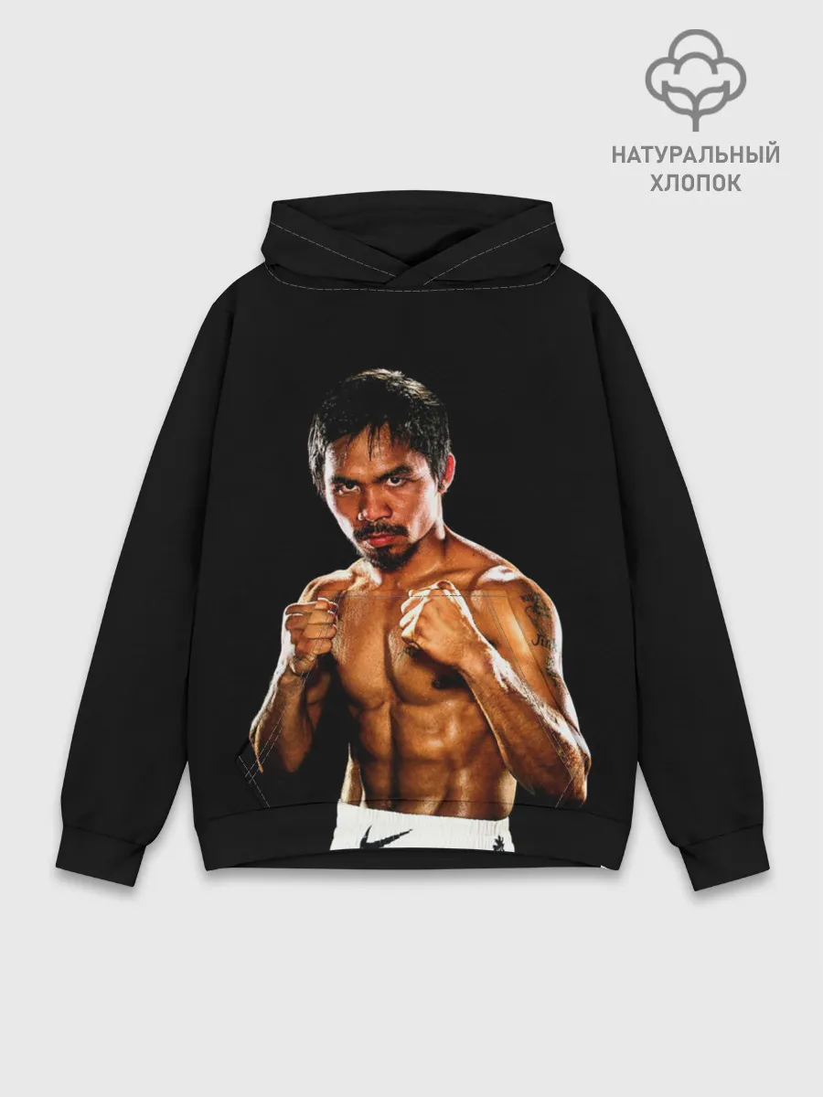 Худи мужской база хлопок / Менни Пакьяо