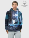 Худи мужской база хлопок / Nissan GTR R35