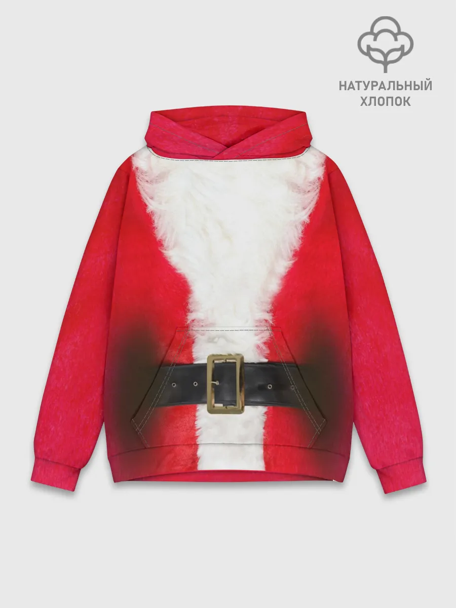 Худи мужской база хлопок / Дед мороз