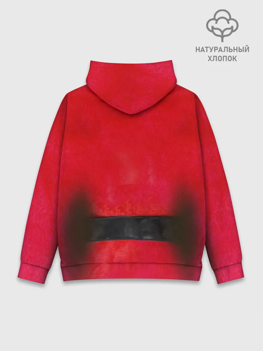 Худи мужской база хлопок / Дед мороз