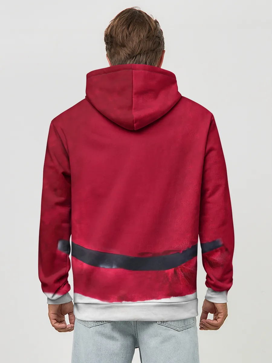 Худи мужской база хлопок / Костюм Деда Мороза