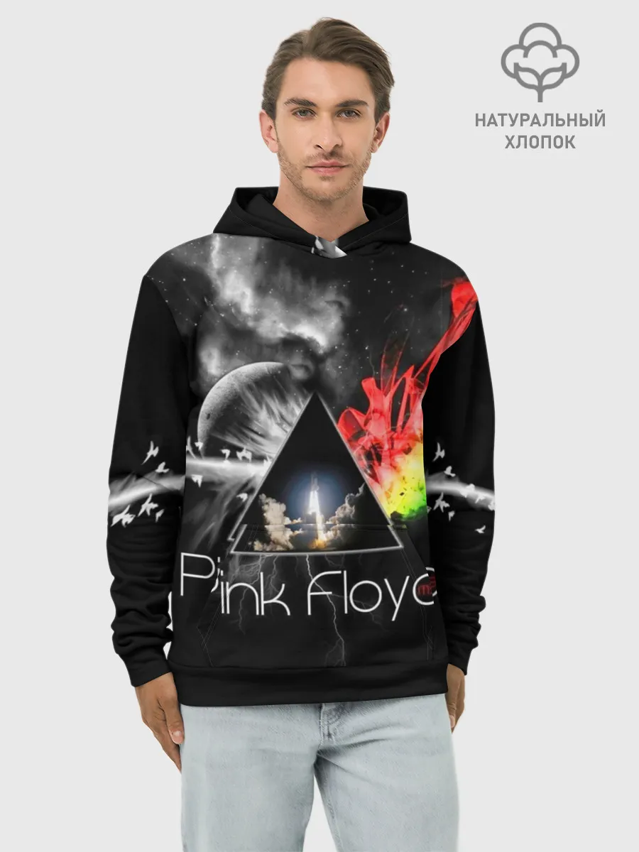 Худи мужской база хлопок / Pink Floyd