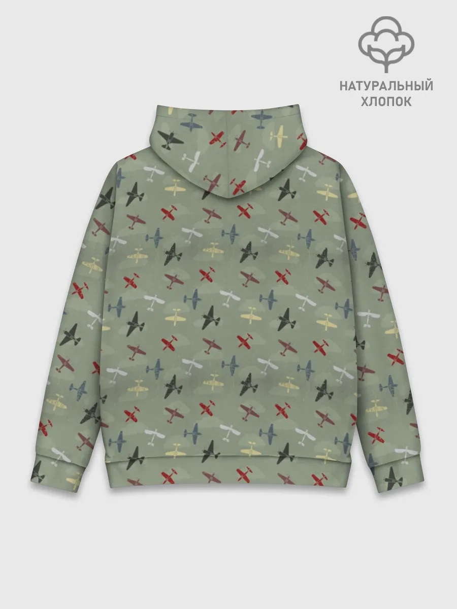 Худи мужской база хлопок / Авиация