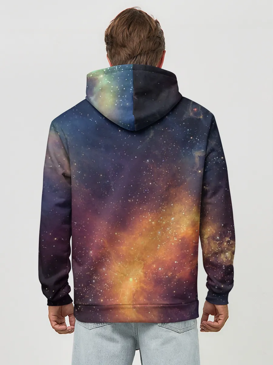 Худи мужской база хлопок / Космос