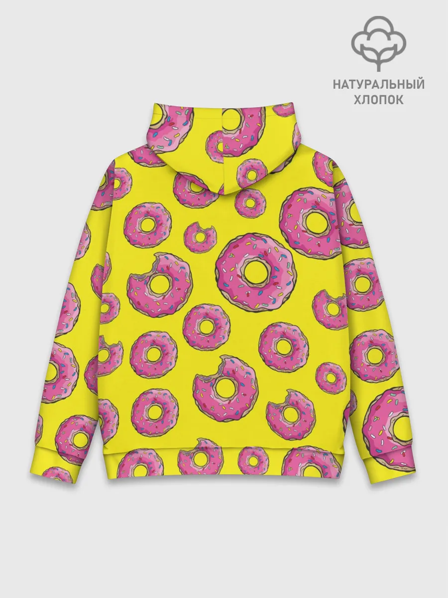 Худи мужской база хлопок / Пончики