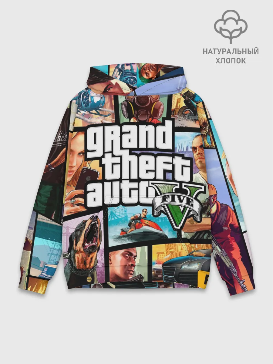 Худи мужской база хлопок / GTA