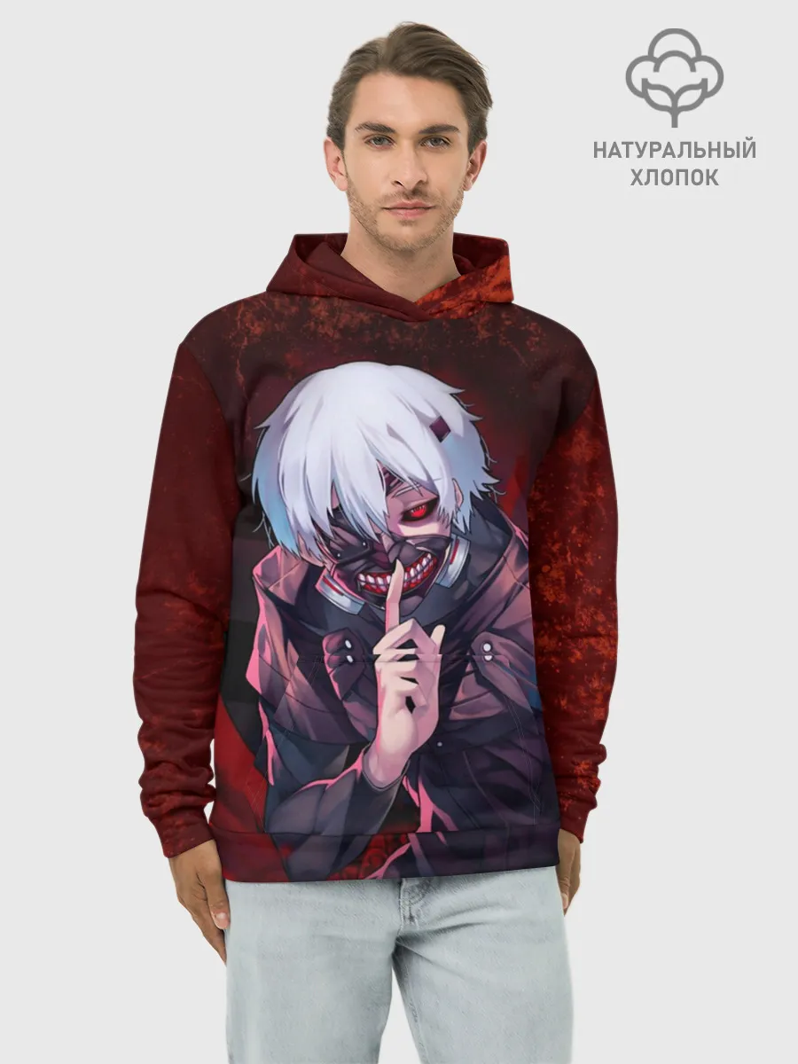 Худи мужской база хлопок / Токийский Гуль