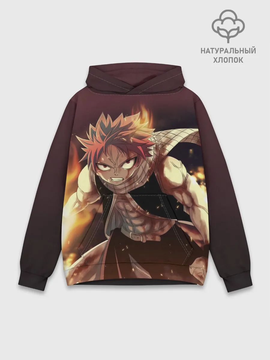 Худи мужской база хлопок / Нацу Хвост Феи