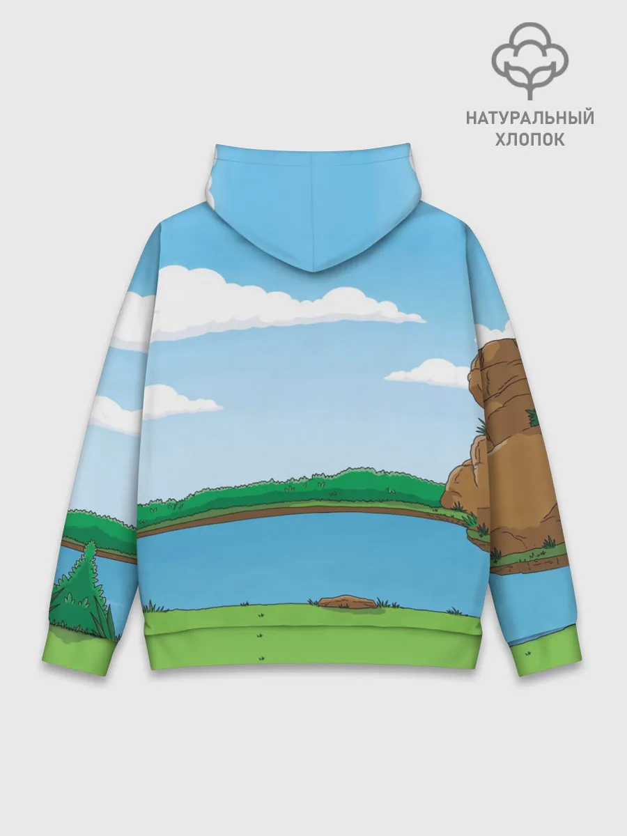 Худи мужской база хлопок / The simpsons