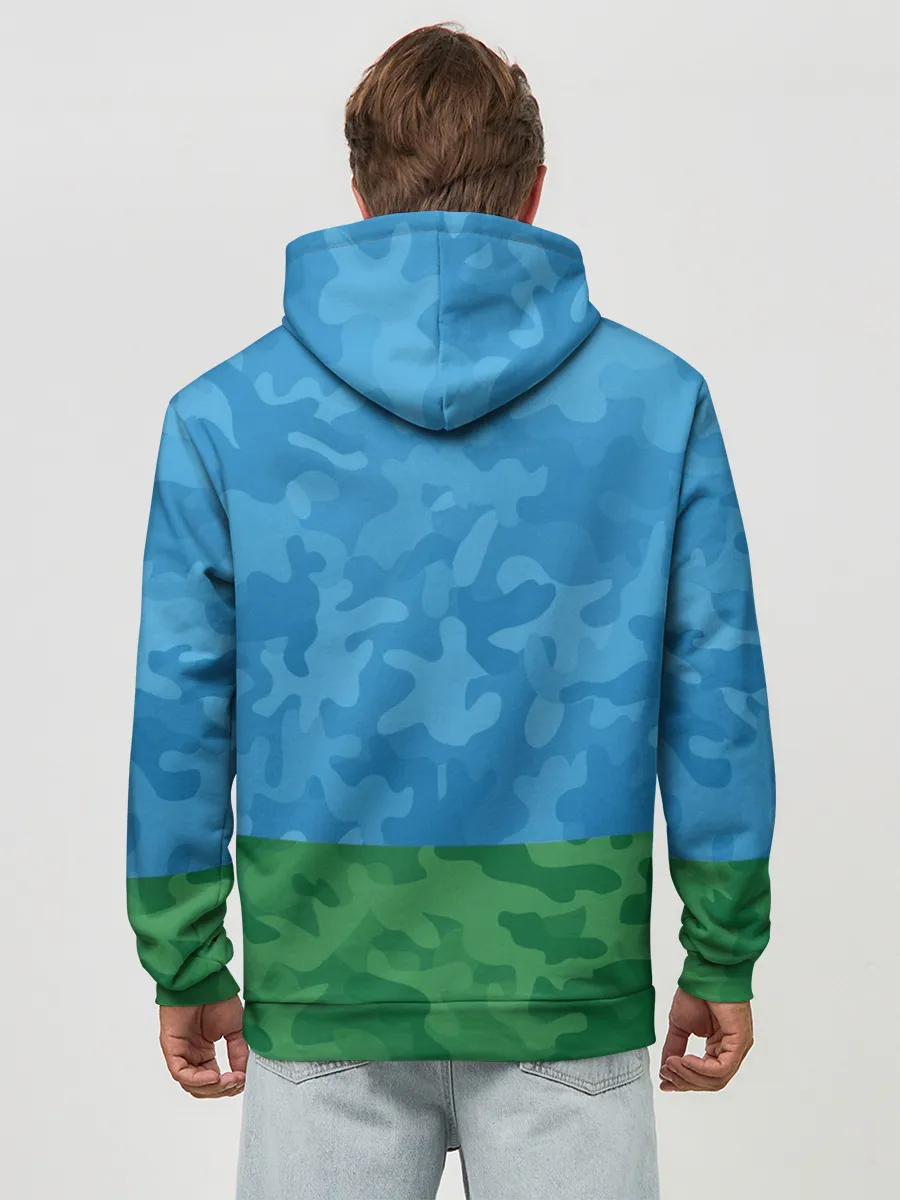 Худи мужской база хлопок / ВДВ медведь