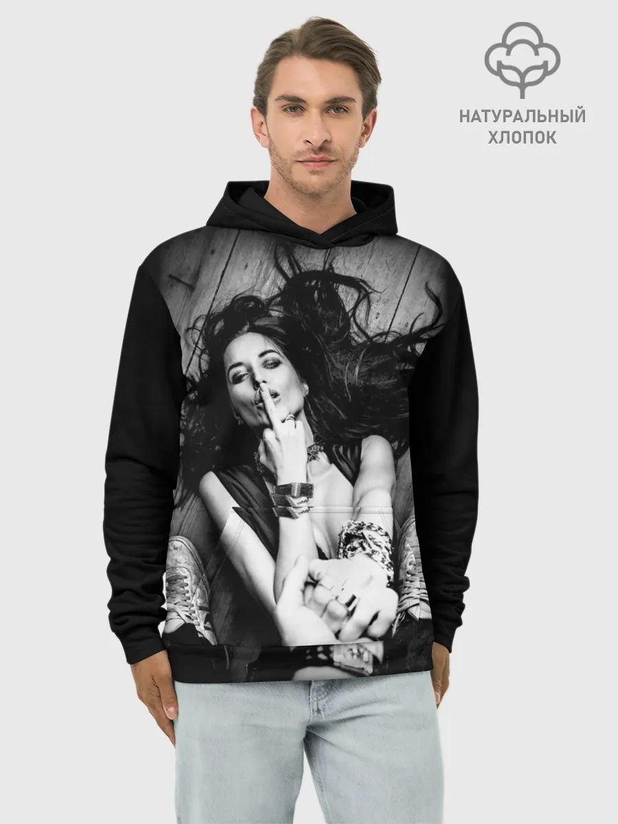 Худи мужской база хлопок / Девушка