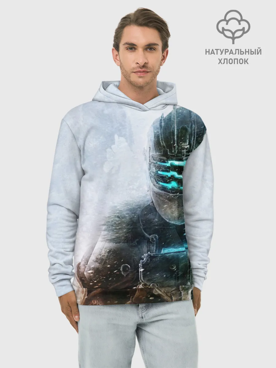 Худи мужской база хлопок / Айзек Кларк