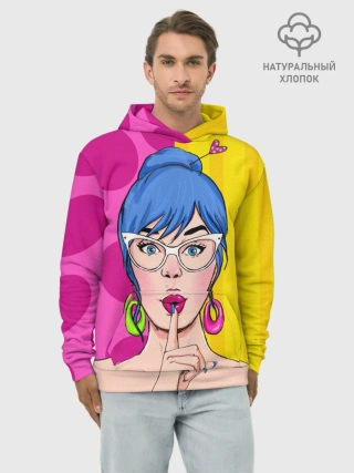 Худи мужской база хлопок / POP ART