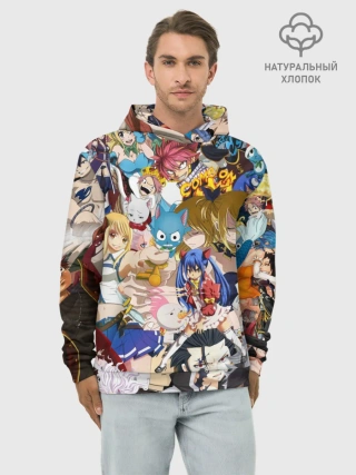 Худи мужской база хлопок / FairyTail