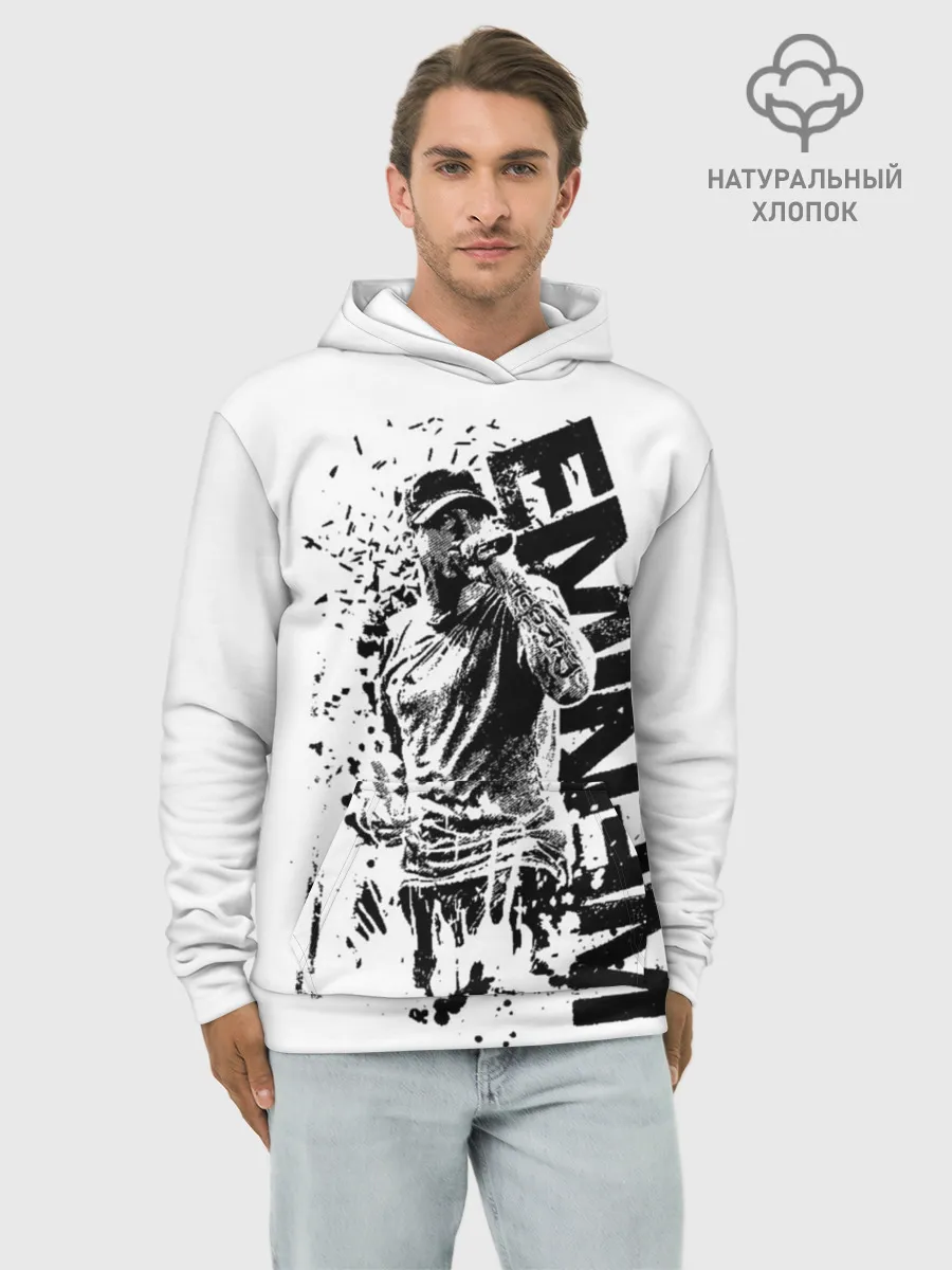 Худи мужской база хлопок / Eminem