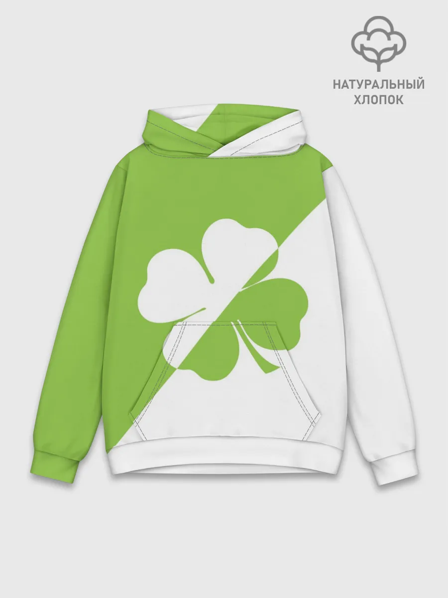 Худи мужской база хлопок / Lucky Clover