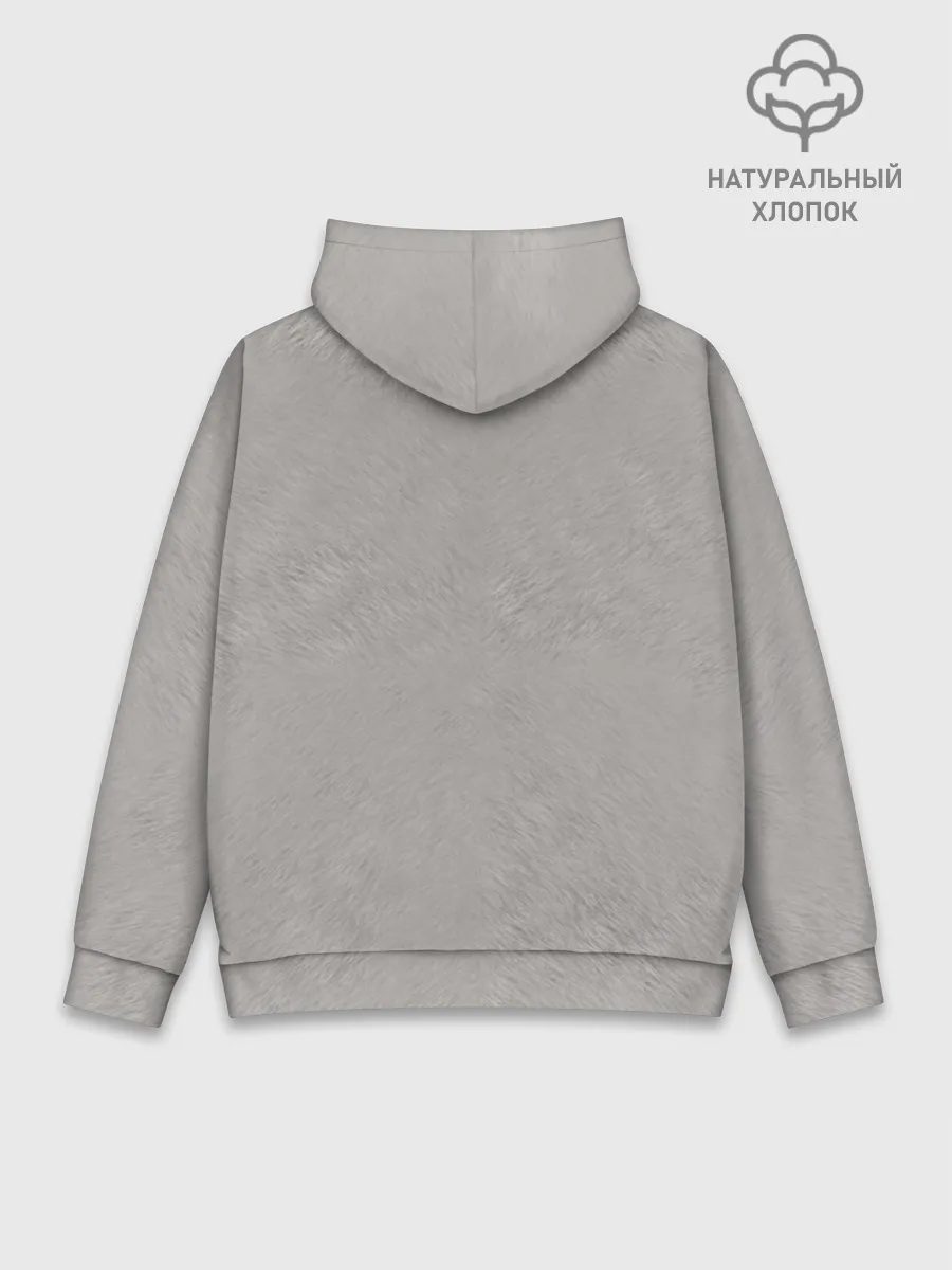 Худи мужской база хлопок / Енот