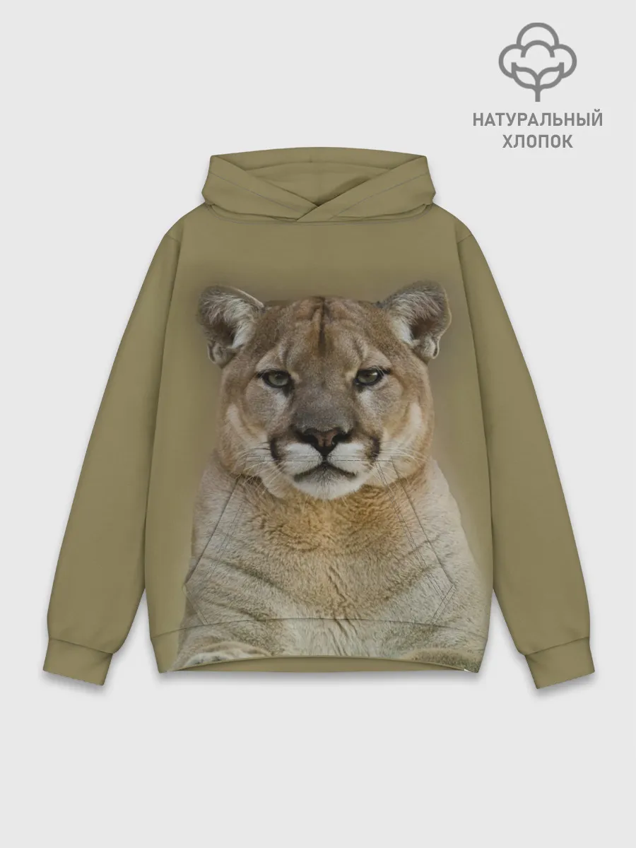 Худи мужской база хлопок / Пума