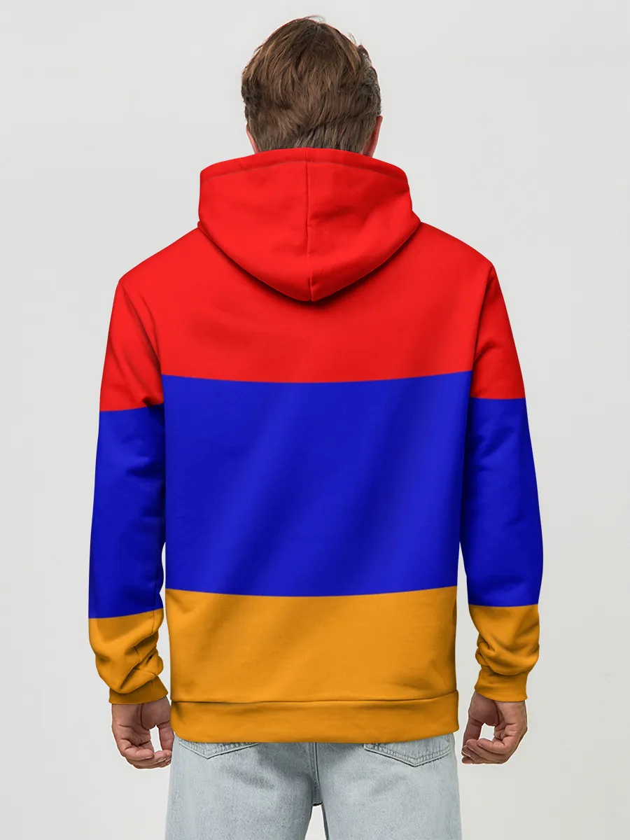 Худи мужской база хлопок / Герб и флаг Армении