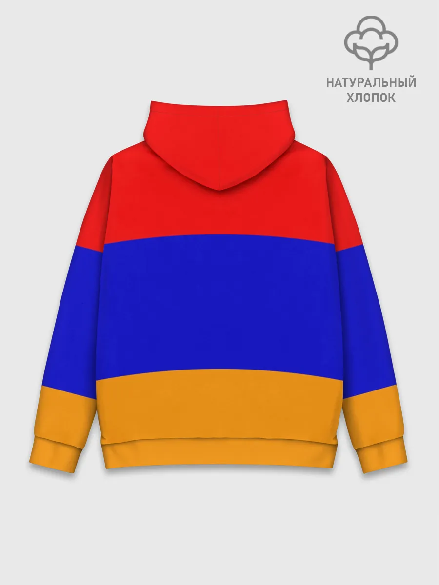 Худи мужской база хлопок / Герб и флаг Армении