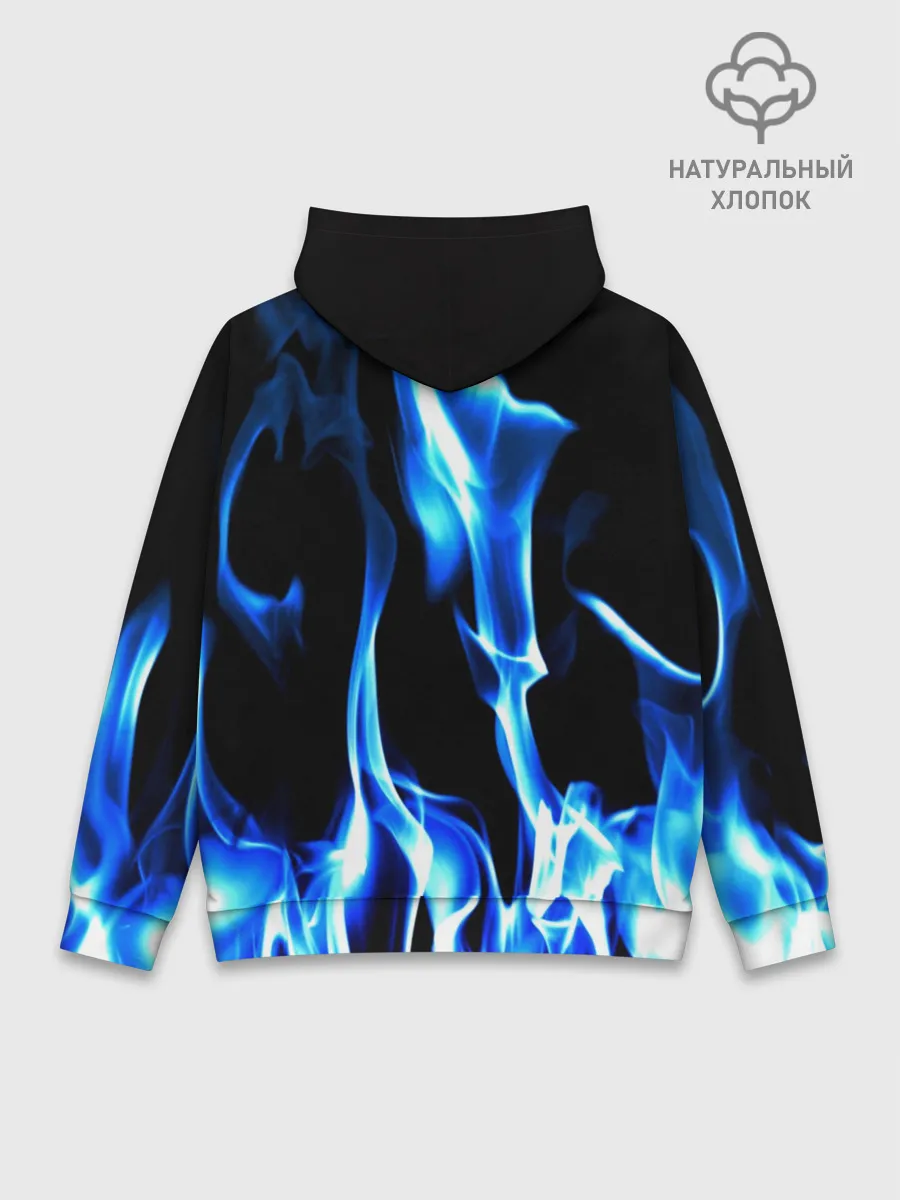 Худи мужской база хлопок / Огонь