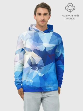 Худи мужской база хлопок / Абстракция