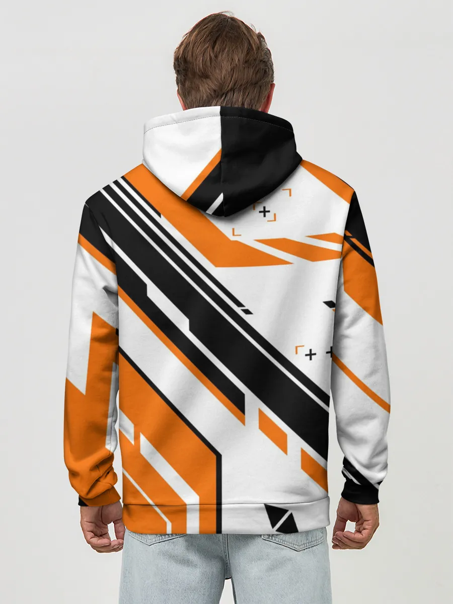 Худи мужской база хлопок / cs:go - Asiimov P90 Style