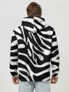 Худи мужской база хлопок / Зебра