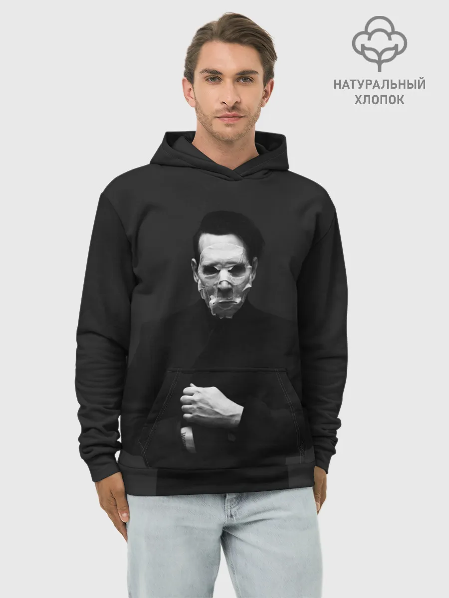 Худи мужской база хлопок / Marilyn Manson