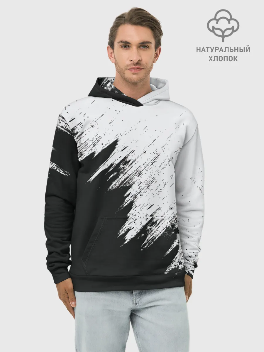 Худи мужской база хлопок / Краска и ничего лишнего!