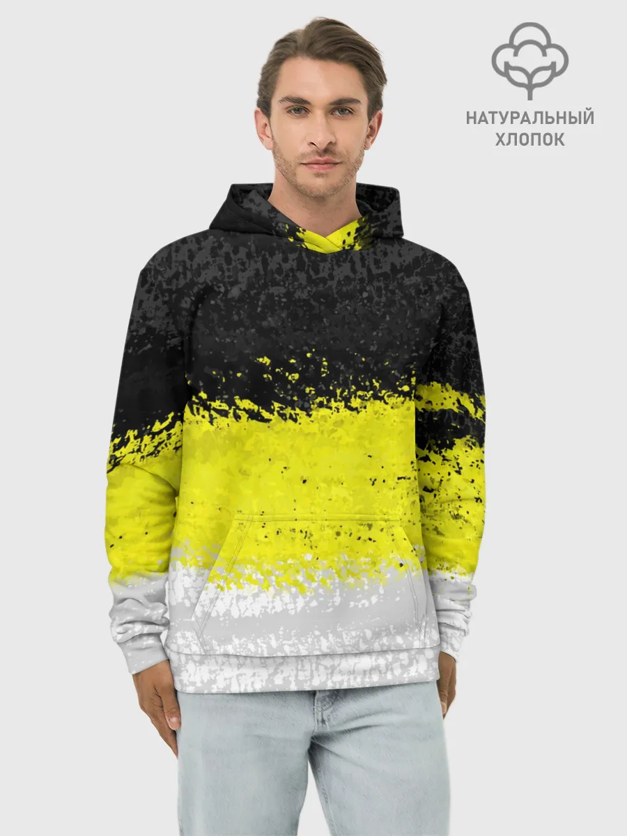 Худи мужской база хлопок / Имперский флаг России 1858года