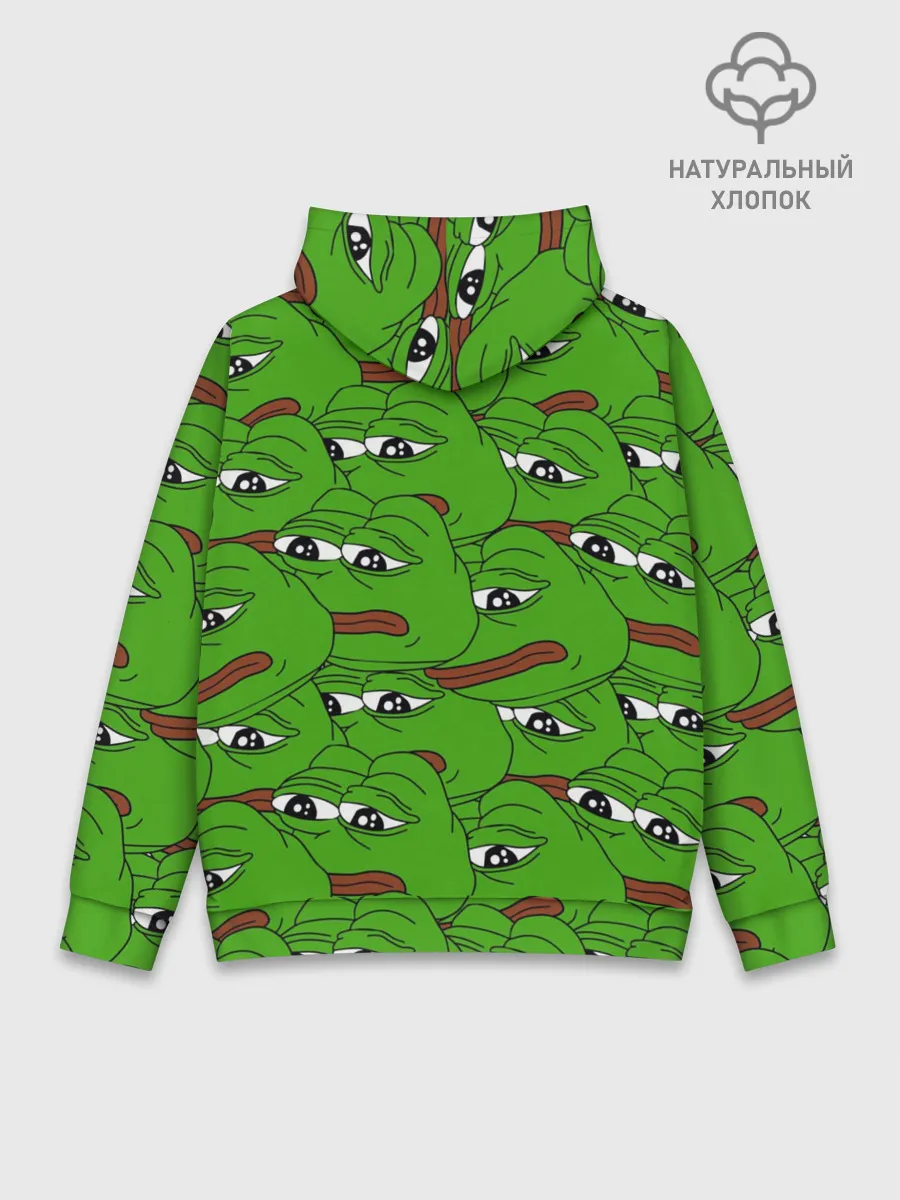 Худи мужской база хлопок / Sad frogs