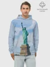 Худи мужской база хлопок / Статуя свободы