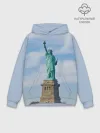 Худи мужской база хлопок / Статуя свободы
