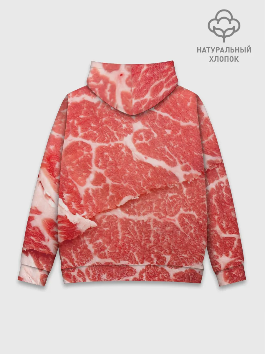 Худи мужской база хлопок / Кусок мяса