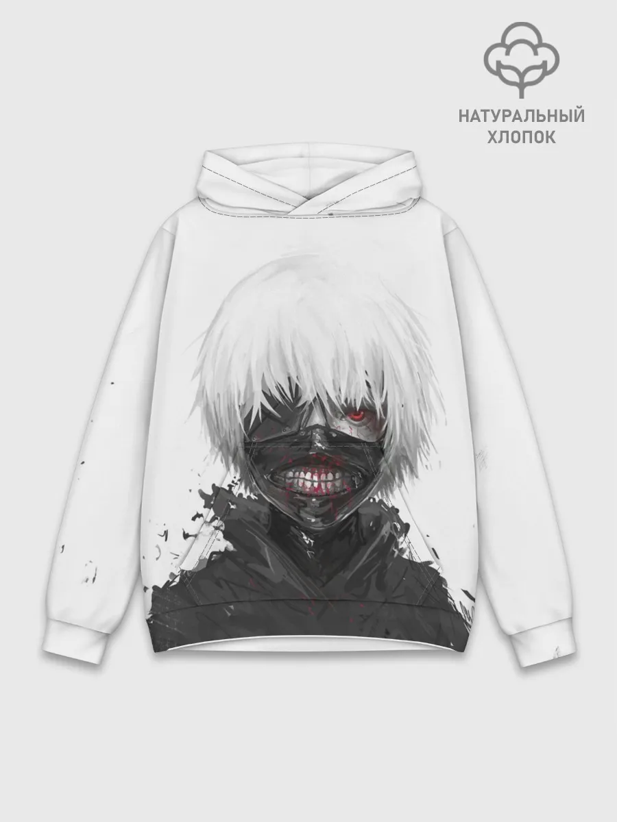 Худи мужской база хлопок / Tokyo Ghoul