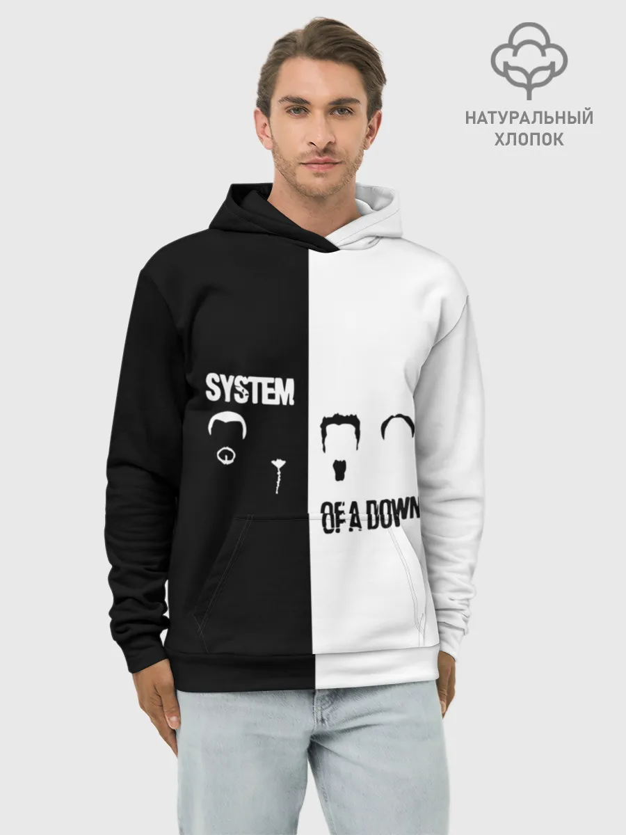 Худи мужской база хлопок / System of a Down