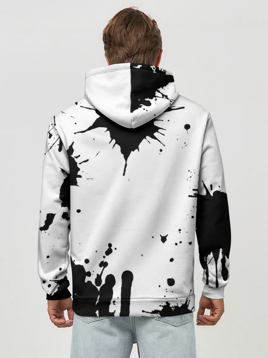 Худи мужской база хлопок / We are the black parade