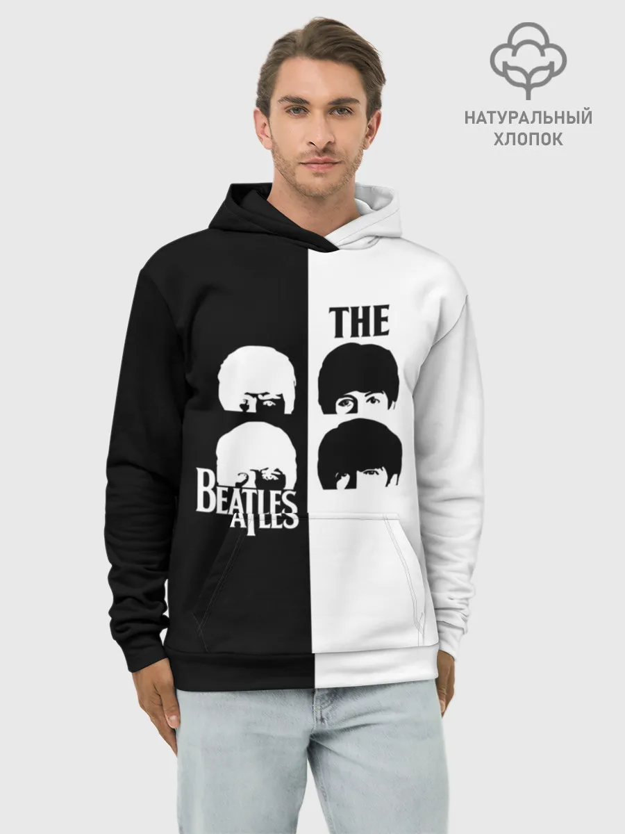 Худи мужской база хлопок / The Beatles