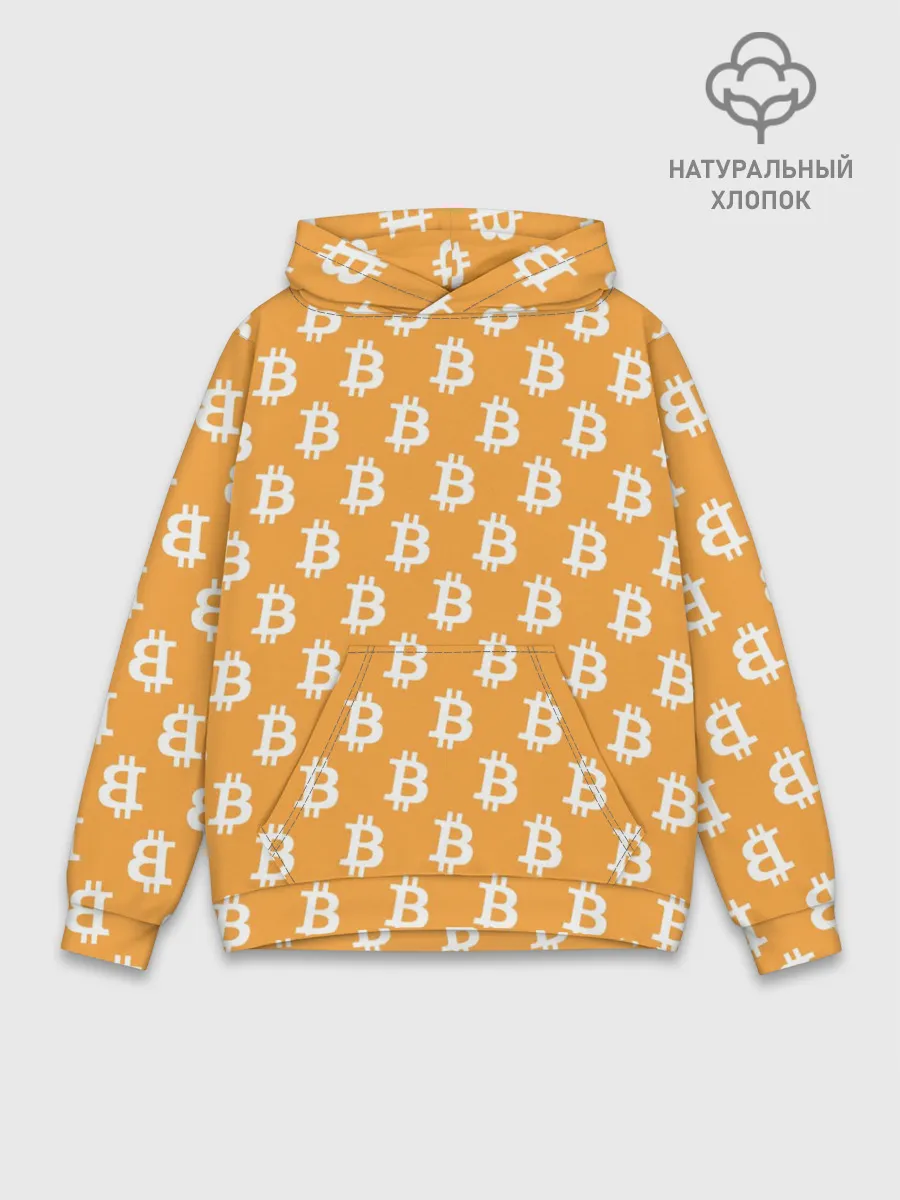Худи мужской база хлопок / Bitcoin