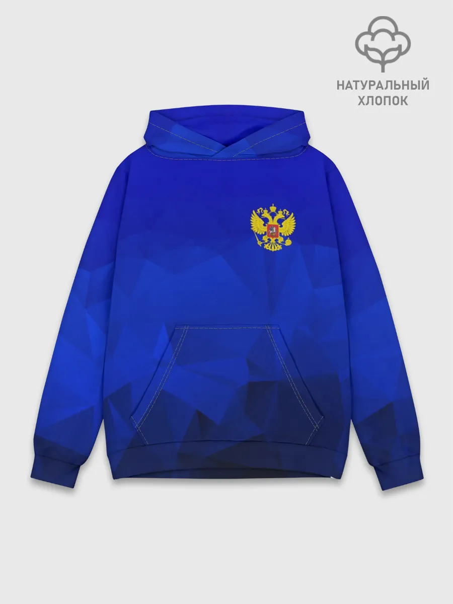Худи мужской база хлопок / RUSSIA SPORT
