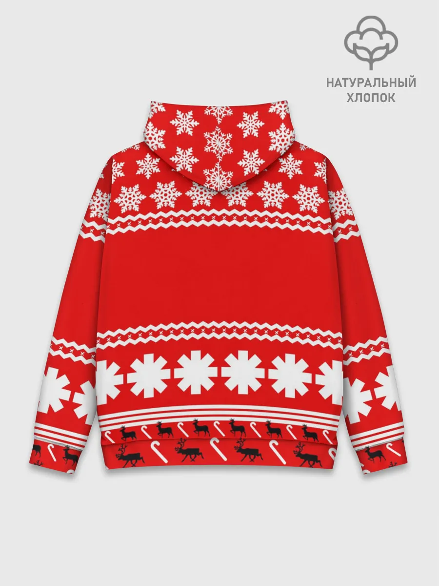 Худи мужской база хлопок / Праздничный RHCP