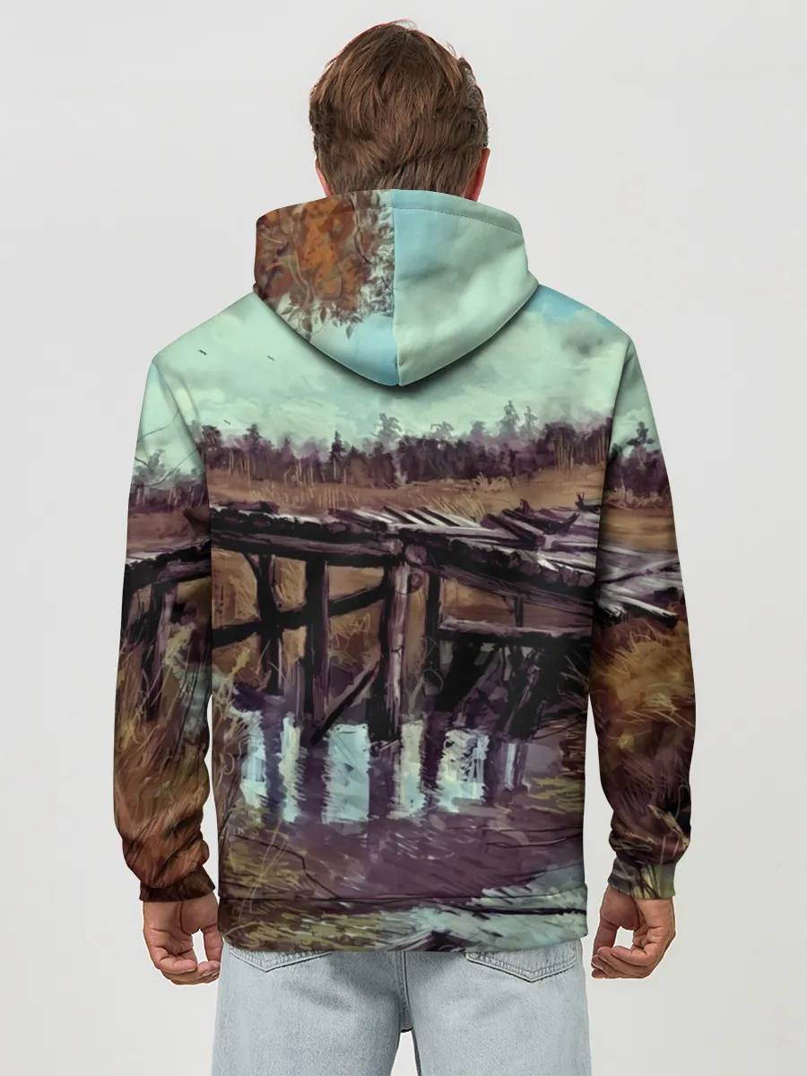 Худи мужской база хлопок / S.T.A.L.K.E.R МАКСИМ