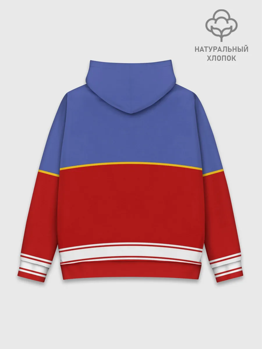 Худи мужской база хлопок / Хоккеист Иван